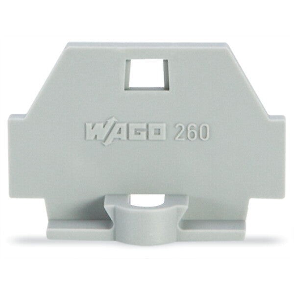 WAGO Abschlußplatte mit Flansch 260-361